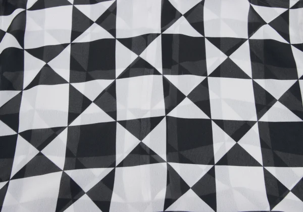 tricot COMME des GARCONS Poly Chiffon Geometric Blouse K-172639_013