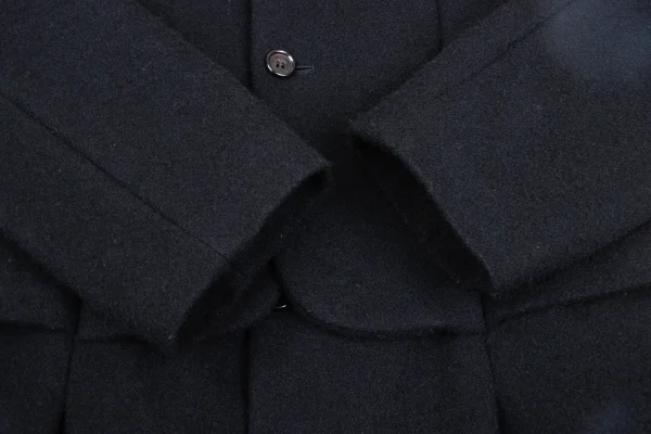 COMME des GARCONS Wool Mossa Hem Layered Jacket K-172640_007
