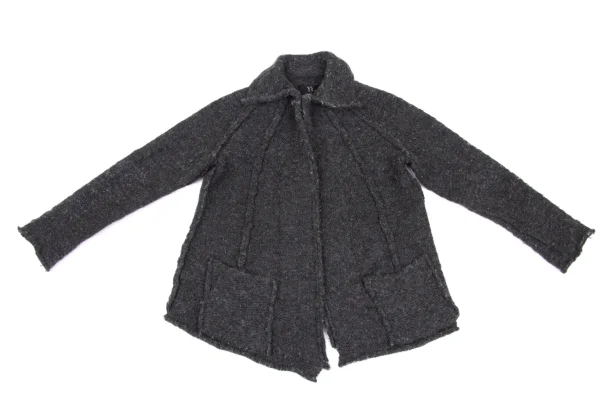 Y's Tuck Wool Knit Jacket K-172643_002