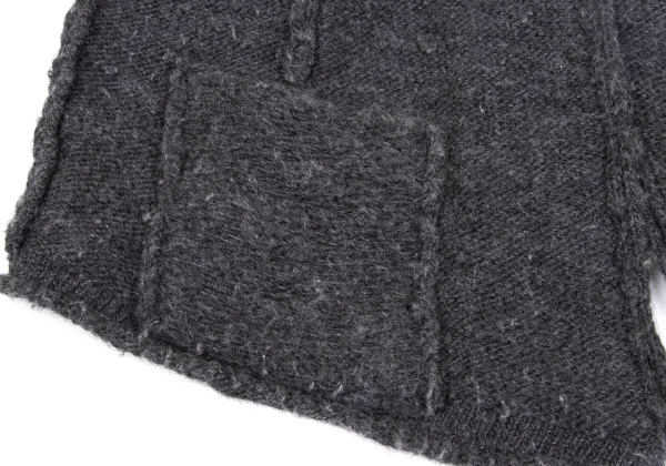 Y's Tuck Wool Knit Jacket K-172643_008