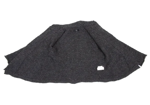 Y's Tuck Wool Knit Jacket K-172643_010