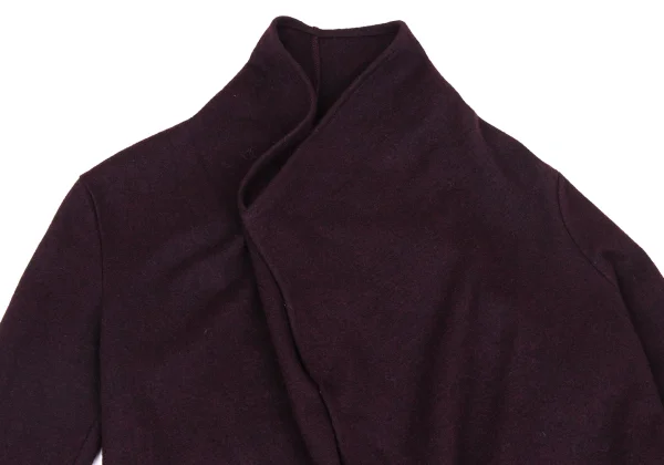 Y's Wool Asymmetry Snap Button Cardigan K-172644_003
