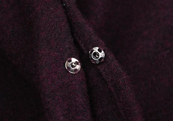 Y's Wool Asymmetry Snap Button Cardigan K-172644_009