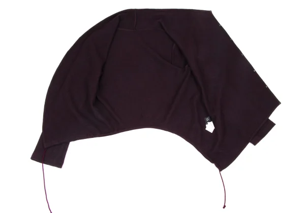 Y's Wool Asymmetry Snap Button Cardigan K-172644_011