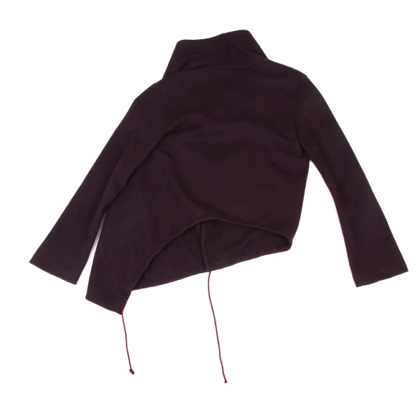 Y's Wool Asymmetry Snap Button Cardigan K-172644_012
