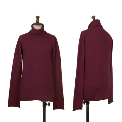 Y's Wool Turtle Neck Knit Sweater