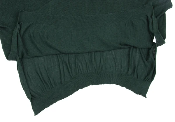 Y's Neck Button Cotton Silk Knit Top K-172648_014