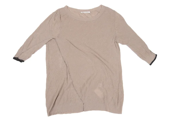 Y's Hemp Cotton Twisted Knit Top K-172649_002