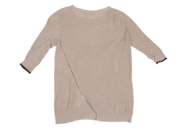 Y's Hemp Cotton Twisted Knit Top K-172649_009