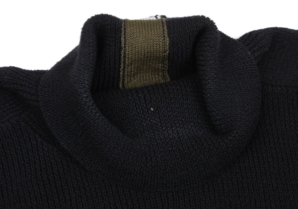 Y's Cotton Nylon Turtle Neck Knit Top K-172650_005
