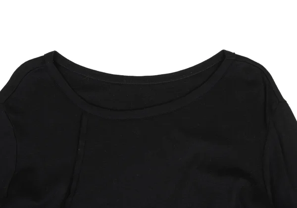 Y's Cotton Cut-off Asymmetry T-shirt K-172651_003