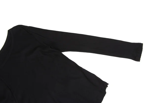 Y's Cotton Cut-off Asymmetry T-shirt K-172651_004