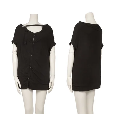 Y's Cotton Jersey Snap Button Vest