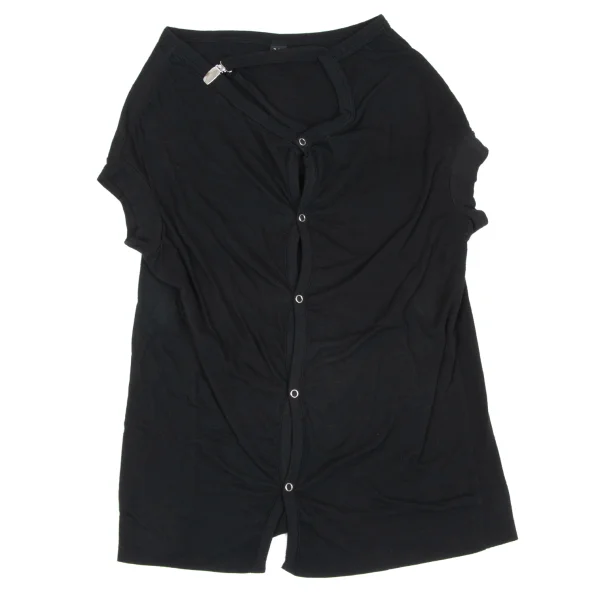 Y's Cotton Jersey Snap Button Vest K-172652_002