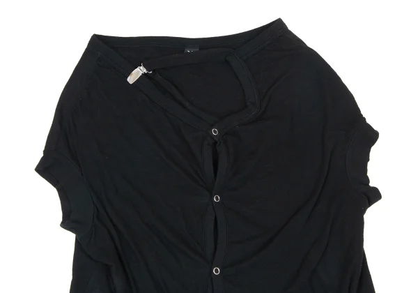 Y's Cotton Jersey Snap Button Vest K-172652_003
