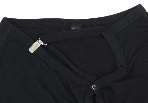 Y's Cotton Jersey Snap Button Vest K-172652_004
