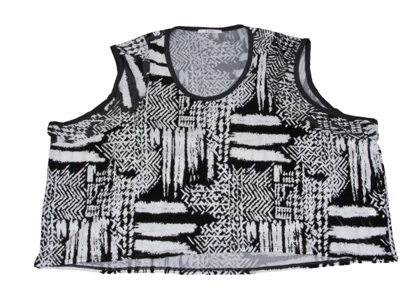 LIMI feu Opal Printed Wide Sleeveless Top K-172655_002