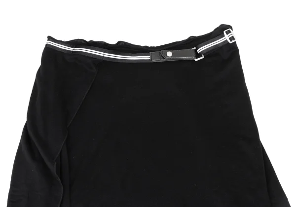 ISSEY MIYAKE Cut-off Layered Belted Skirt K-172656_003