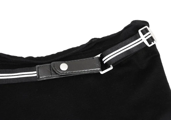 ISSEY MIYAKE Cut-off Layered Belted Skirt K-172656_004