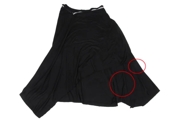 ISSEY MIYAKE Cut-off Layered Belted Skirt K-172656_013