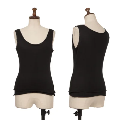 ISSEY MIYAKE Cut-off Layered Tank Top