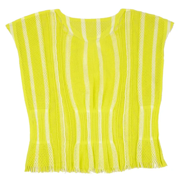 ISSEY MIYAKE A-POC INSIDE Striped Print Mesh Sleeveless Top K-172658_010