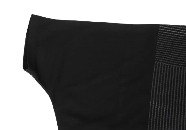 ISSEY MIYAKE Stitch Print Asymmetry Dolman Top K-172659_006