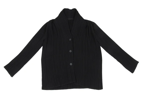 ISSEY MIYAKE Pleats Shawl Collar Jacket K-172662_002