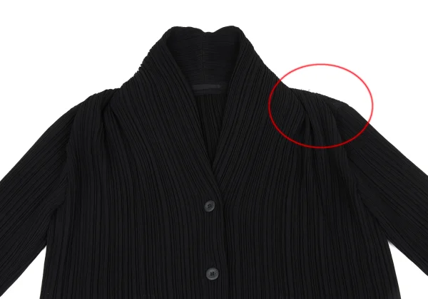 ISSEY MIYAKE Pleats Shawl Collar Jacket K-172662_003