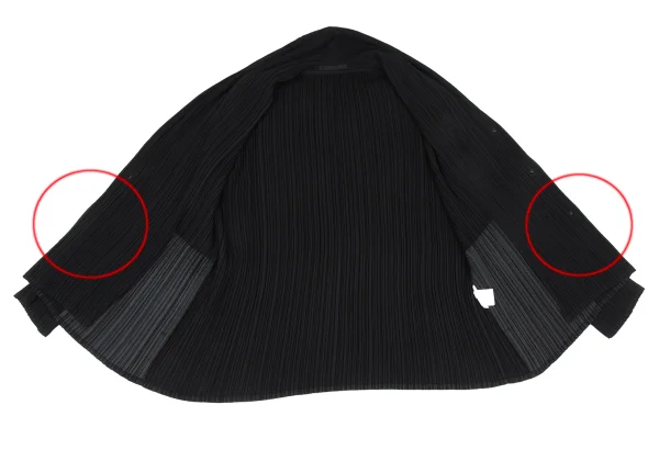 ISSEY MIYAKE Pleats Shawl Collar Jacket K-172662_012