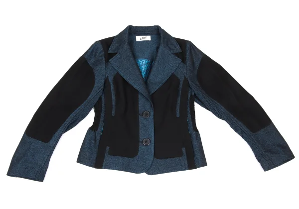 ISSEY MIYAKE A-POC Dyed Cotton Blend Switching Design Jacket K-172665_002