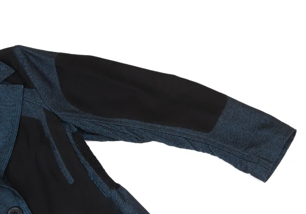 ISSEY MIYAKE A-POC Dyed Cotton Blend Switching Design Jacket K-172665_005