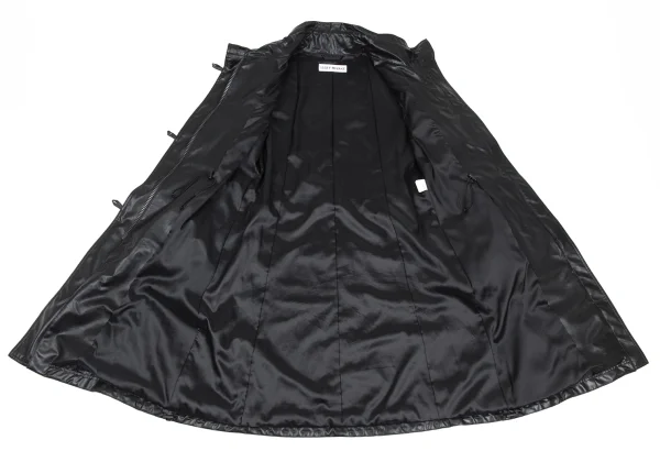 ISSEY MIYAKE Double Zip Stand-collar Coated Coat K-172667_013