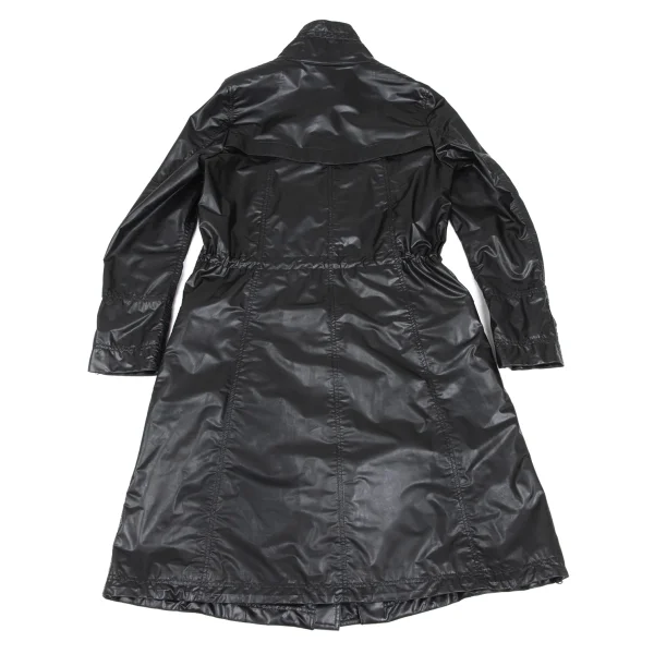 ISSEY MIYAKE Double Zip Stand-collar Coated Coat K-172667_016