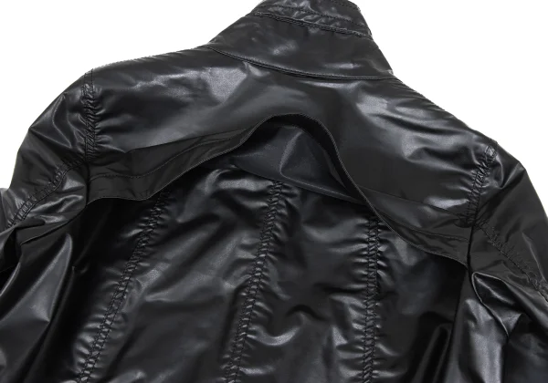 ISSEY MIYAKE Double Zip Stand-collar Coated Coat K-172667_017