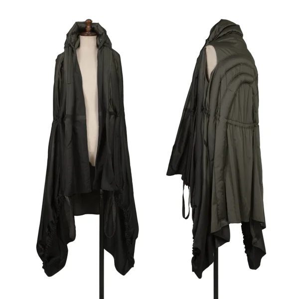 ケISSEY MIYAKE A-POC INSIDE Gather Sleeveless Down Coat Khaki 2 K-172670_001