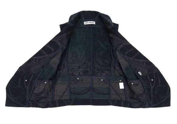 ISSEY MIYAKE A-POC INSIDE Stretch Cotton Graphic Jacquard Vest K-172671_009