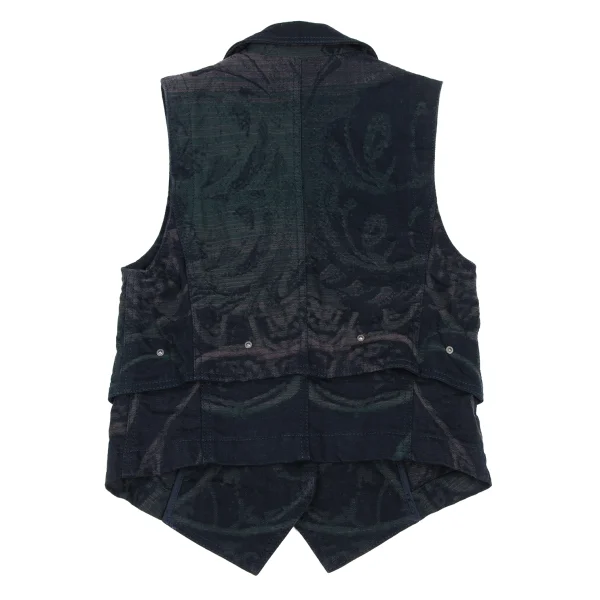 ISSEY MIYAKE A-POC INSIDE Stretch Cotton Graphic Jacquard Vest K-172671_010