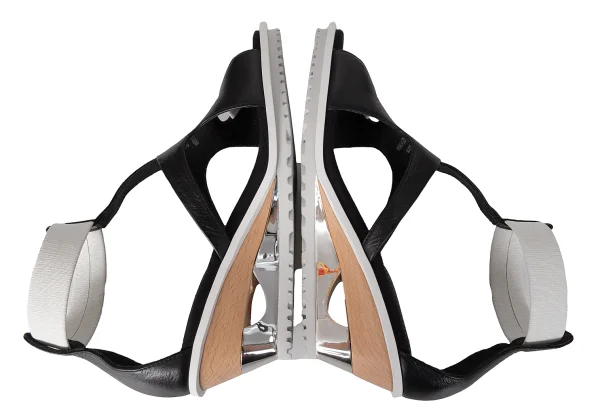 ISSEY MIYAKE Metal & Wood Heel Sandal K-172672_008