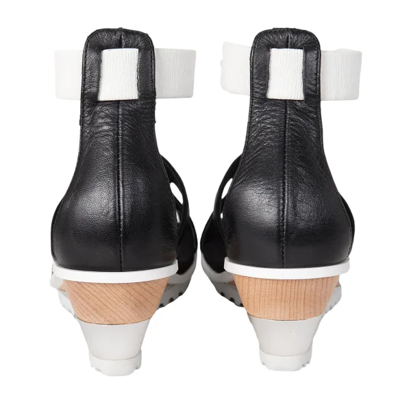 ISSEY MIYAKE Metal & Wood Heel Sandal K-172672_009