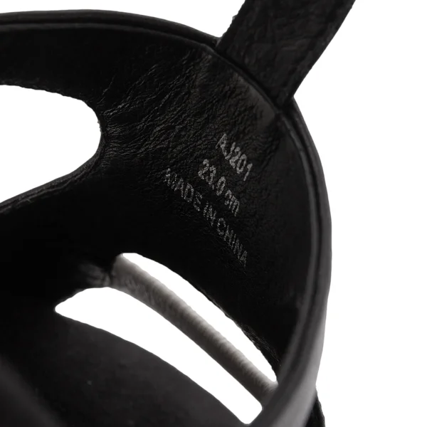 ISSEY MIYAKE Metal & Wood Heel Sandal K-172672_015