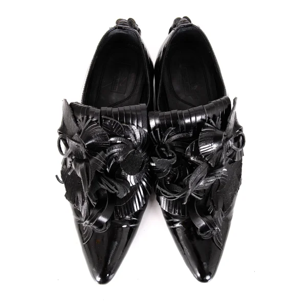 ISSEY MIYAKE FETE Motif Design Patent Leather Shoes K-172673_002