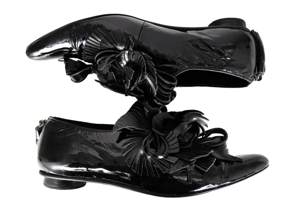 ISSEY MIYAKE FETE Motif Design Patent Leather Shoes K-172673_003