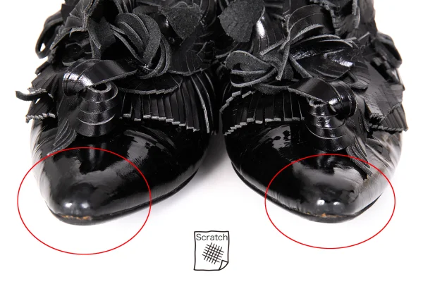 ISSEY MIYAKE FETE Motif Design Patent Leather Shoes K-172673_005