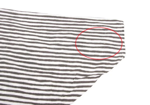 ISSEY MIYAKE Cotton Linen Line Printed Top K-172674_005
