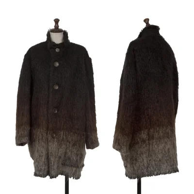 ISSEY MIYAKE PERMANENTE Wool Gradation Shaggy Coat