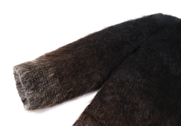 ISSEY MIYAKE PERMANENTE Wool Gradation Shaggy Coat K-172678_006