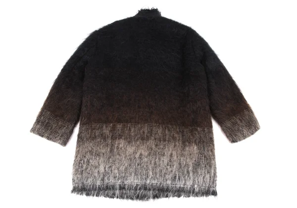 ISSEY MIYAKE PERMANENTE Wool Gradation Shaggy Coat K-172678_012