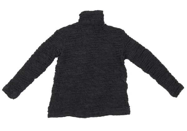 ISSEY MIYAKE PERMANENTE 3D Turtle Neck Knit Sweater K-172679_002