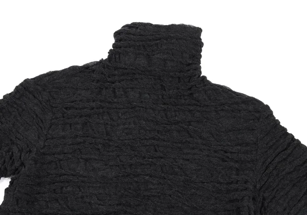 ISSEY MIYAKE PERMANENTE 3D Turtle Neck Knit Sweater K-172679_003